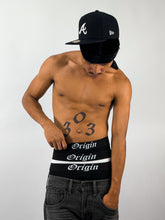 Load image into Gallery viewer, OE Minimal Boxer Brief White on Black