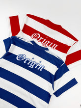 Load image into Gallery viewer, OE Minimal Stripes Tee Blue