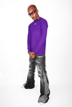 Load image into Gallery viewer, OE Thermal Raglan Purp Longsleeve