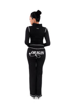 Load image into Gallery viewer, White Contrast On Black Women Sweat Pants