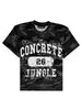 Concrete Jungle Black Camou Tee
