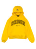 OE Rainbow Bustdown Arch on yellow Hoodie