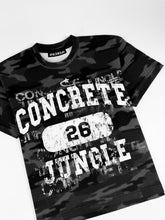 Load image into Gallery viewer, Concrete Jungle Black Camou Tee