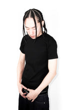 Load image into Gallery viewer, Blank Fitted Tee Black