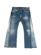 Load image into Gallery viewer, OE Sky Line Iced Out Jeans
