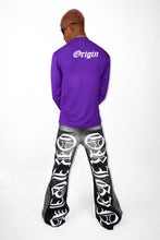 Load image into Gallery viewer, OE Thermal Raglan Purp Longsleeve