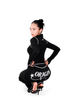 Load image into Gallery viewer, White Contrast On Black Women Sweat Pants