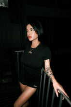 Load image into Gallery viewer, OE Minimal Crop Top Black
