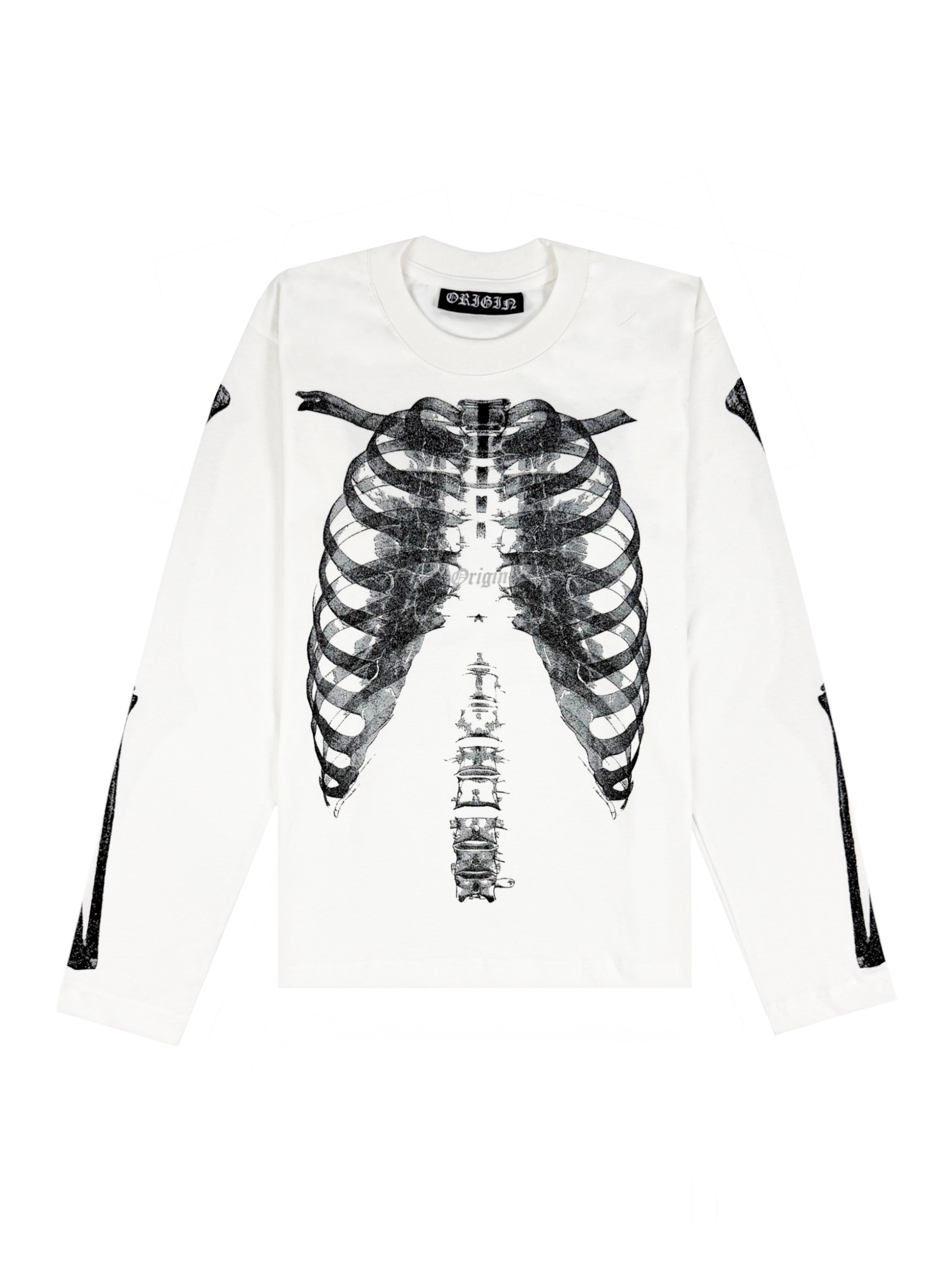 OE Minimal Skeleton Longsleeve Ivory – Origin