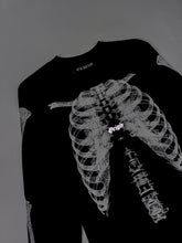 Load image into Gallery viewer, OE Minimal Skeleton Longsleeve Black
