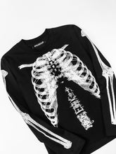 Load image into Gallery viewer, OE Minimal Skeleton Longsleeve Black
