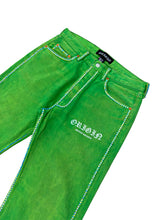 Load image into Gallery viewer, OE Carabao Mango Iced Out Jeans
