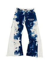 Load image into Gallery viewer, OE Cloud Iced Out Gemstone Flared Jeans
