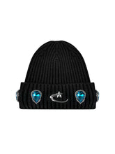 Load image into Gallery viewer, Gemstone Beanie Aqua Blue
