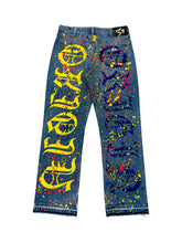 Load image into Gallery viewer, OE Paint Splatter YeBlue Vintage Carhartt Denim Jeans
