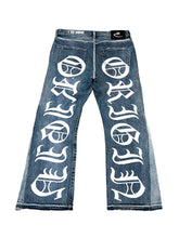 Load image into Gallery viewer, OE Sky Line Iced Out Jeans
