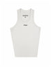 OE Minimal Crop Tank Top Ivory