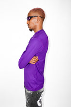 Load image into Gallery viewer, OE Thermal Raglan Purp Longsleeve