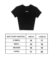 Load image into Gallery viewer, OE Minimal Crop Top Black
