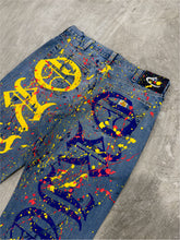 Load image into Gallery viewer, OE Paint Splatter YeBlue Vintage Carhartt Denim Jeans
