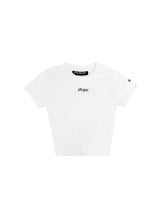 Load image into Gallery viewer, OE Minimal Crop Top White
