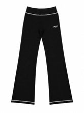 Load image into Gallery viewer, White Contrast On Black Women Sweat Pants