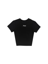 Load image into Gallery viewer, OE Minimal Crop Top Black
