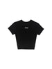 OE Minimal Crop Top Black