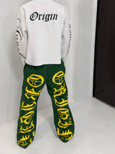 Load image into Gallery viewer, OE Yellow on Green Sweats