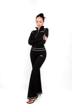 Load image into Gallery viewer, White Contrast On Black Women Sweat Pants