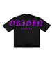 OE Tee Purp On Black