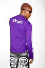 Load image into Gallery viewer, OE Thermal Raglan Purp Longsleeve