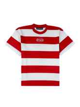 Load image into Gallery viewer, OE Minimal Stripes Tee Red