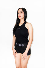 Load image into Gallery viewer, OE Minimal Crop Tank Top Black