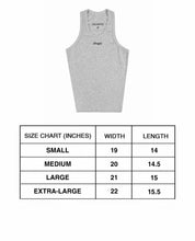 Load image into Gallery viewer, OE Minimal Crop Tank Top Heather Grey