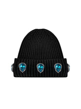 Load image into Gallery viewer, Gemstone Beanie Aqua Blue
