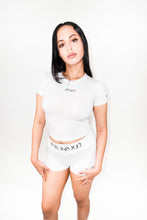 Load image into Gallery viewer, OE Minimal Crop Top White