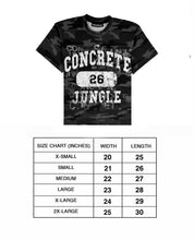 Load image into Gallery viewer, Concrete Jungle Black Camou Tee